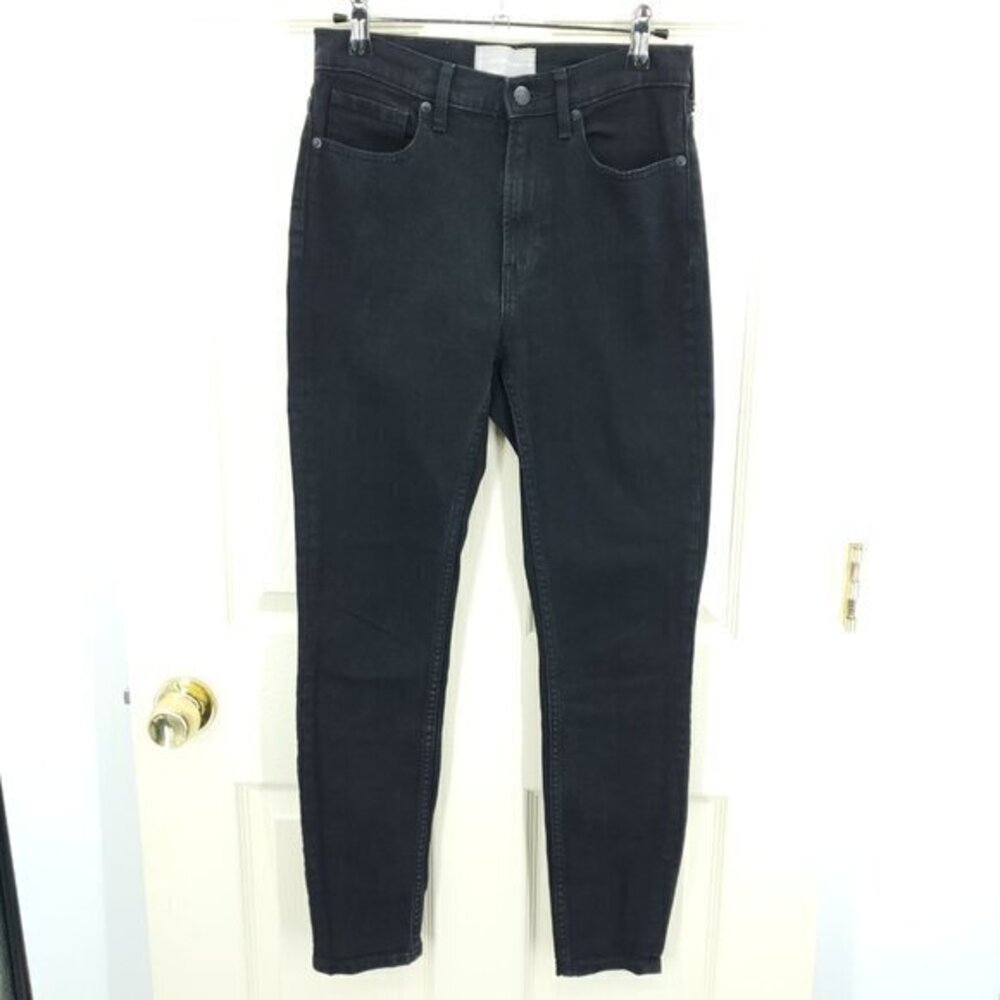 Everlane High Rise Skinny Jeans 27 Black